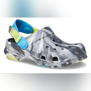 Kids Toddler Crocs in Gray and Blue